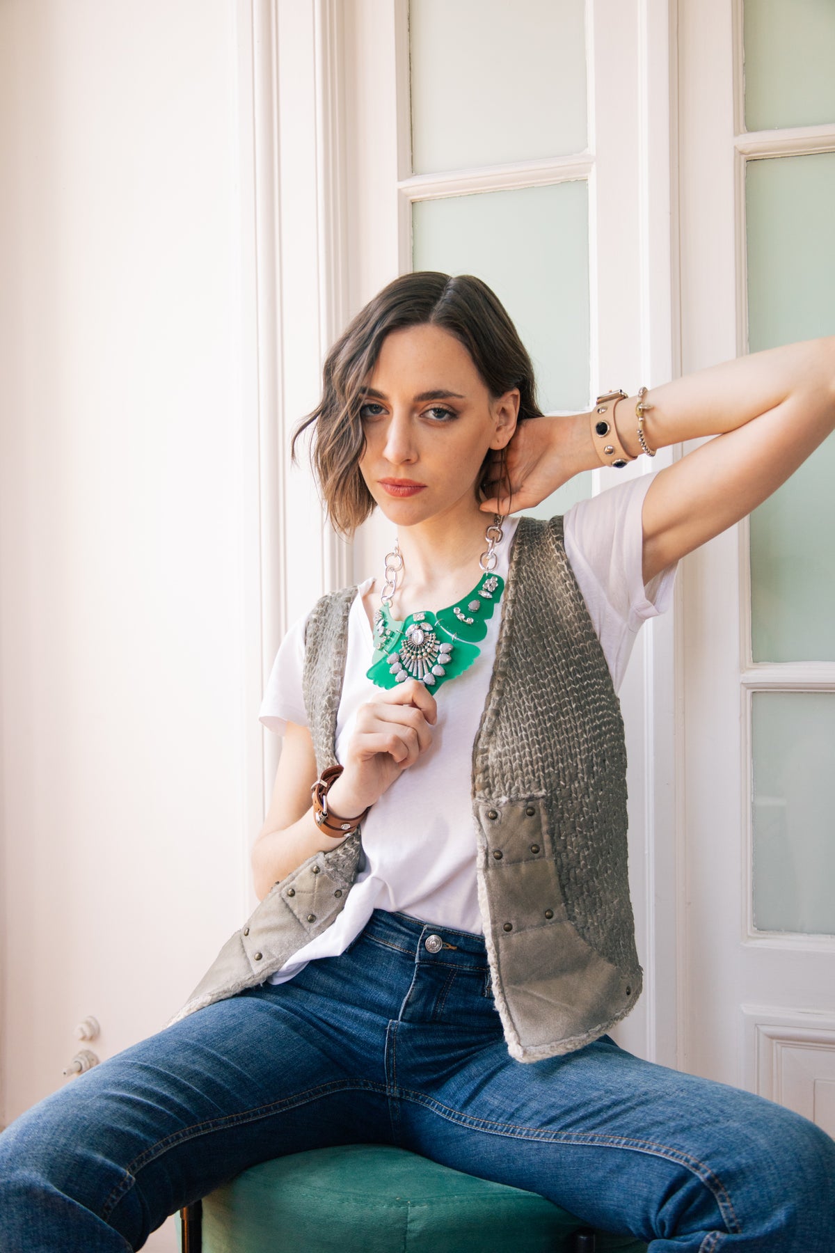 Collar Génova Verde